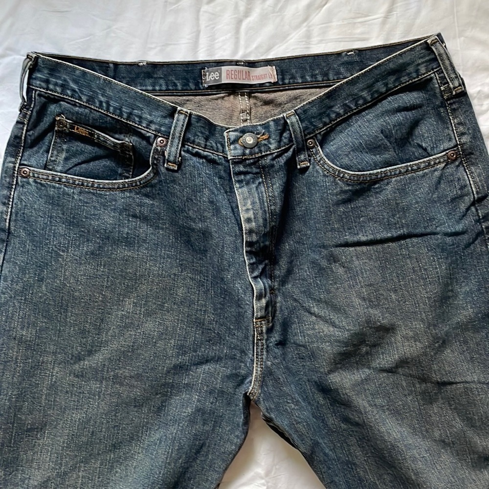 mens Lee Regular Straight Leg